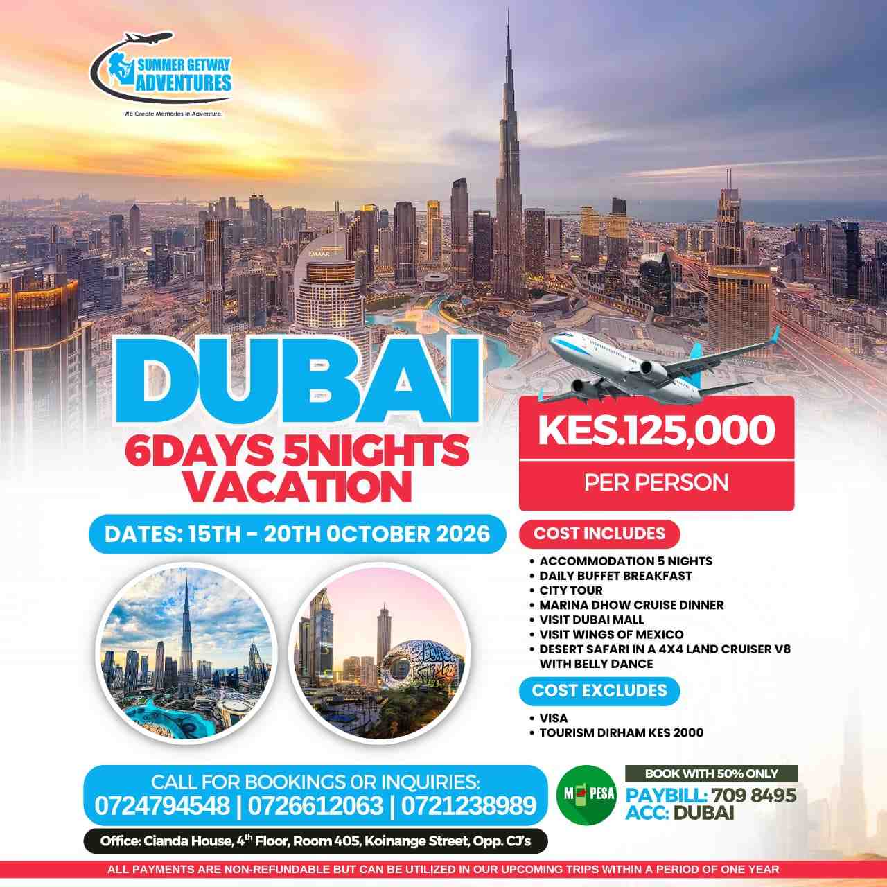 Dubai 6 Days 5 Nights Vacation image