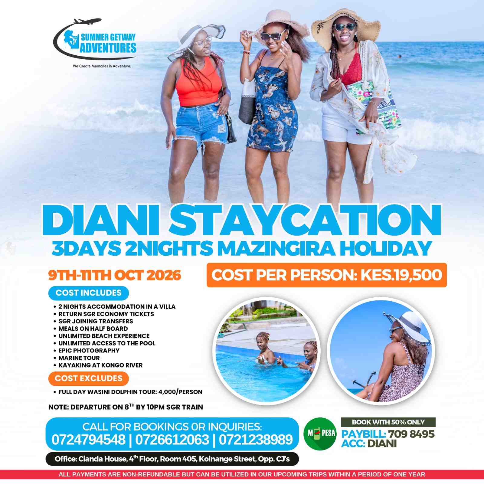 Diani Staycation 3 Days 2 Nights Mazingira Edition image