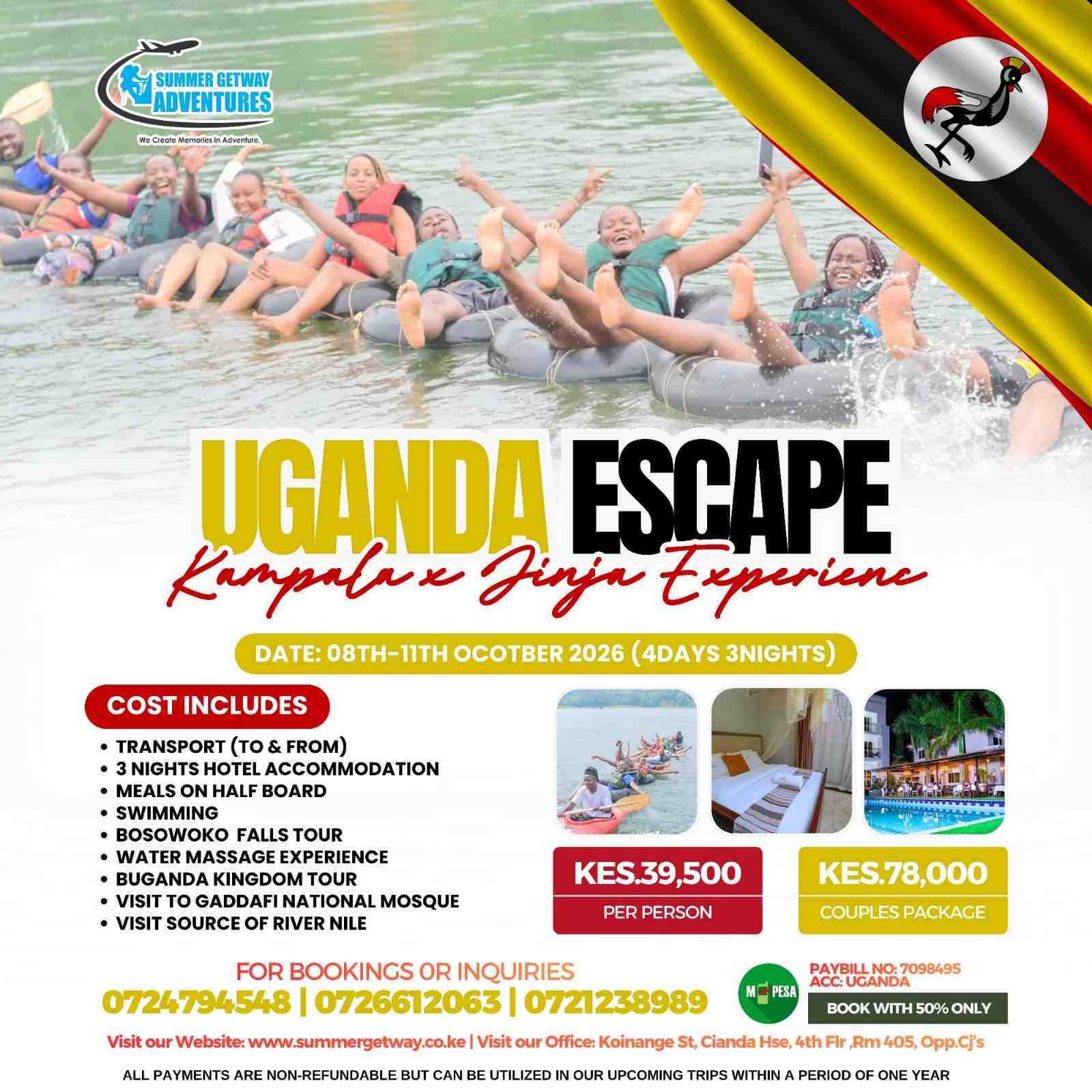 Uganda Escape - Kampala X Jinja Experience image