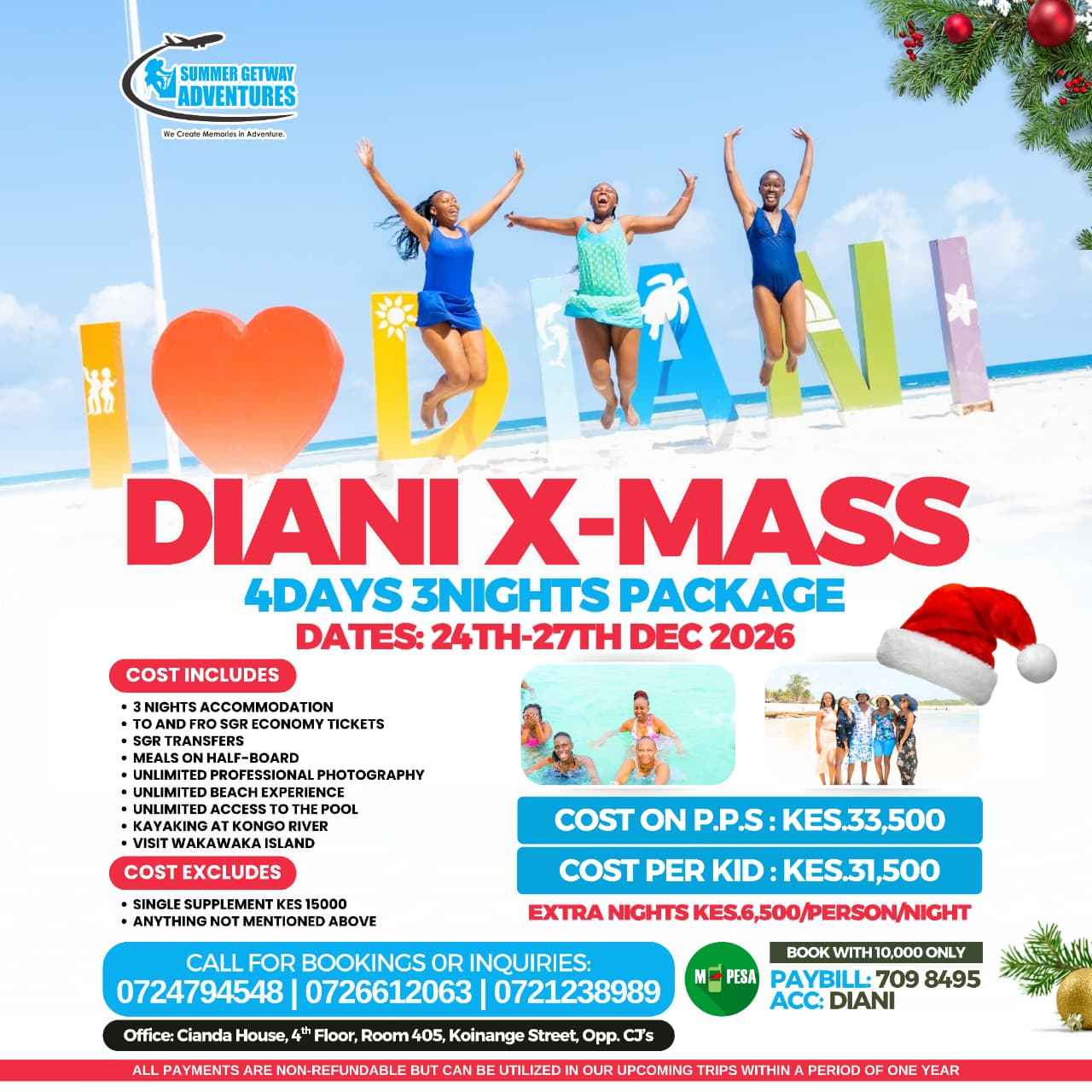 Diani Christmas 4 Days 3 Nights image