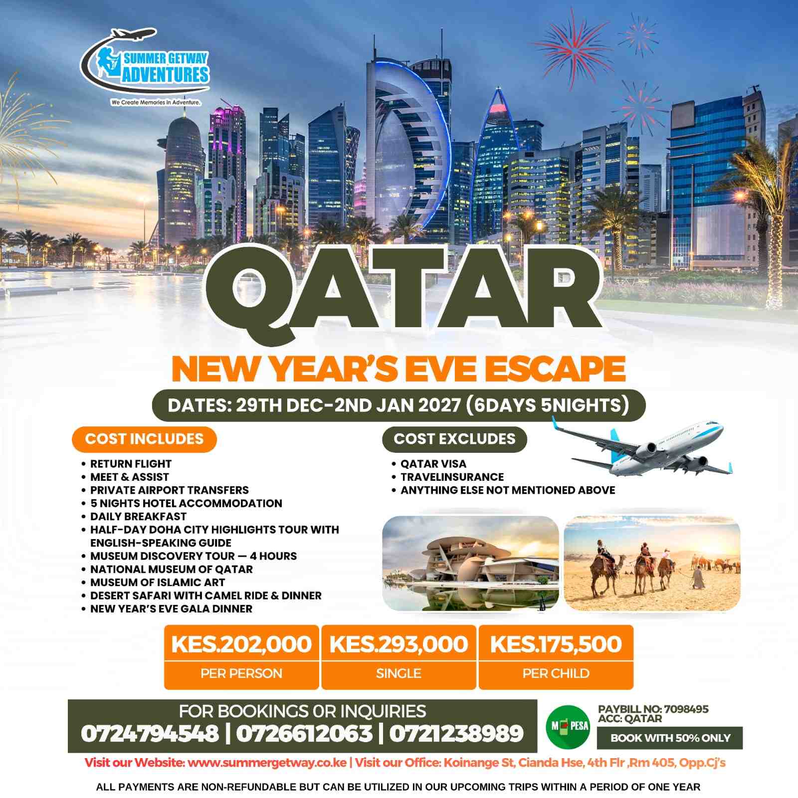 Qatar New Years Eve Escape image
